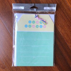 3/$15 Baby Shower Tag Invitations - 10 count